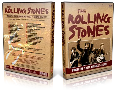 Artwork Cover of Rolling Stones 2012-12-15 DVD Newark Proshot