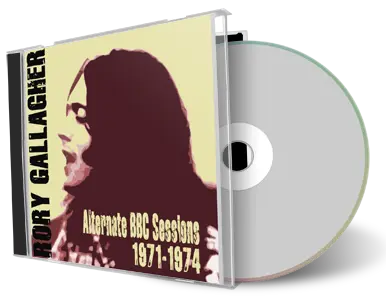 Artwork Cover of Rory Gallagher Compilation CD 1971-1974 BBC Studios Soundboard