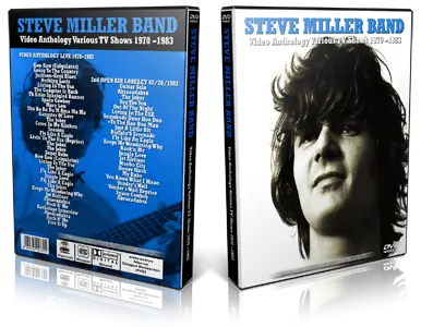 Artwork Cover of Steve Miller Compilation DVD Video Anthology 1970-1983 Proshot