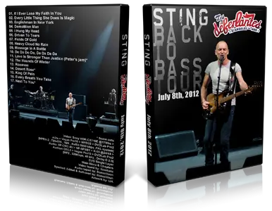 Artwork Cover of Sting 2012-07-08 DVD Argeles sur Mer Audience