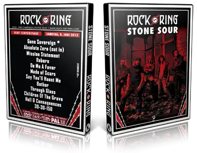 Artwork Cover of Stone Sour 2013-06-08 DVD Rock Am Ring Proshot