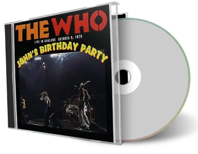 Artwork Cover of The Who 1976-10-09 CD Oakland Audience