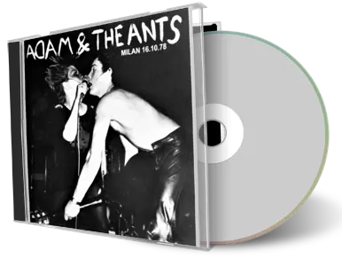 Artwork Cover of Adam and The Ants 1978-10-16 CD Milano Audience