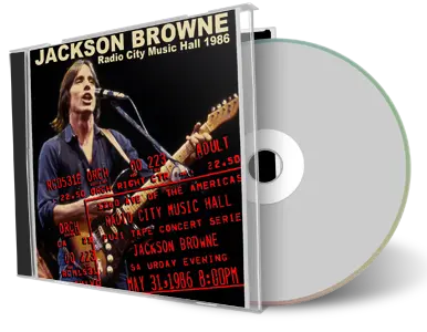 Artwork Cover of Jackson Browne 1986-05-31 CD New York City Audience