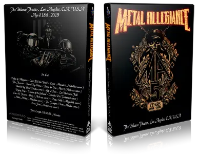 Artwork Cover of Metal Allegiance 2019-04-18 DVD Los Angeles Audience