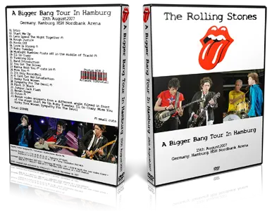 Artwork Cover of Rolling Stones 2007-08-15 DVD Hamburg Audience