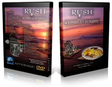 Artwork Cover of Rush 2011-03-30 DVD Sunrise Audience