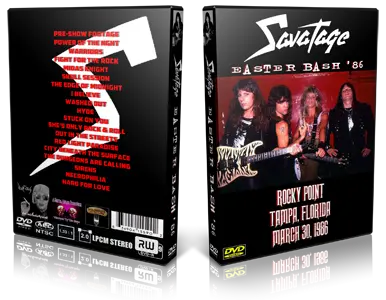 Artwork Cover of Savatage 1986-03-30 DVD Tampa Audience
