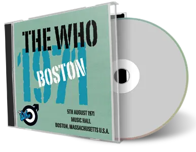 Artwork Cover of The Who 1971-08-05 CD Boston Audience