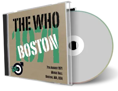 Artwork Cover of The Who 1971-08-07 CD Boston Audience