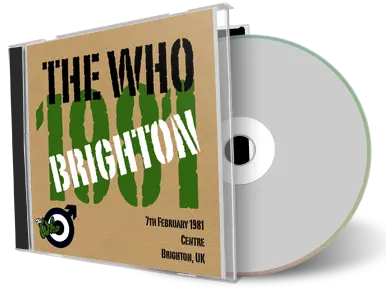 Artwork Cover of The Who 1981-02-07 CD Brighton Audience