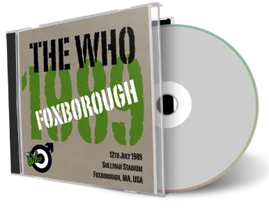 Artwork Cover of The Who 1989-07-12 CD Foxboro Audience