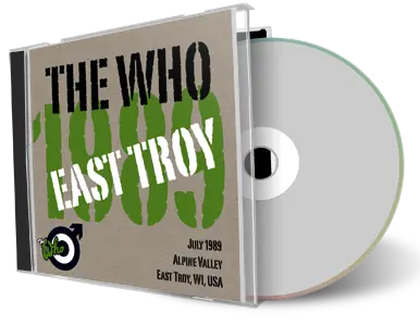 Artwork Cover of The Who 1989-07-23 CD East Troy Audience