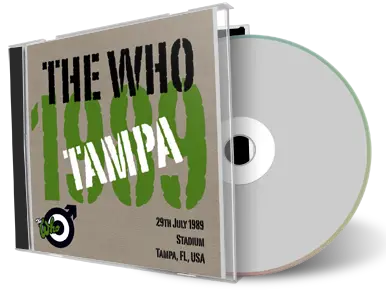 Artwork Cover of The Who 1989-07-29 CD Tampa Audience