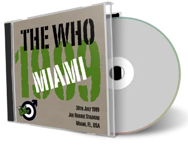 Artwork Cover of The Who 1989-07-30 CD Miami Audience