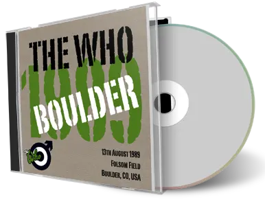 Artwork Cover of The Who 1989-08-13 CD Boulder Audience