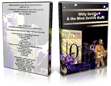 Artwork Cover of Willy DeVille 2007-07-13 DVD Murcia Proshot