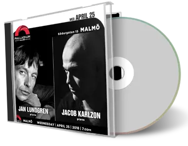 Artwork Cover of Duo Jacob Karlzon and Jan Lundgren 2018-04-25 CD Malmo Soundboard