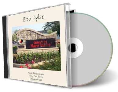 Artwork Cover of Bob Dylan 1997-08-28 CD Tinley Park Audience
