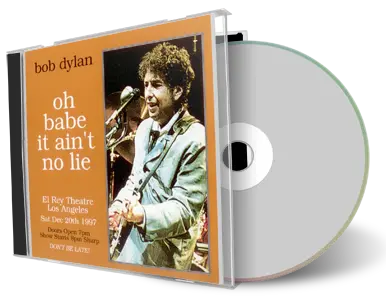 Artwork Cover of Bob Dylan 1997-12-20 CD Los Angeles Audience
