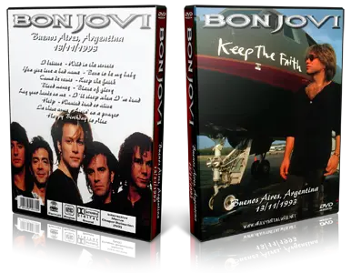 Artwork Cover of Bon Jovi 1993-11-13 DVD Buenos Aires Proshot