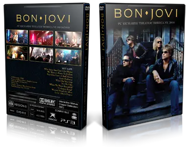 Artwork Cover of Bon Jovi 2010-09-16 DVD Tribeca Audience