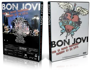 Artwork Cover of Bon Jovi 2011-07-24 DVD Beach Zeebrugge Proshot