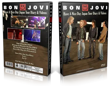 Artwork Cover of Bon Jovi Compilation DVD Japan 2005 Proshot