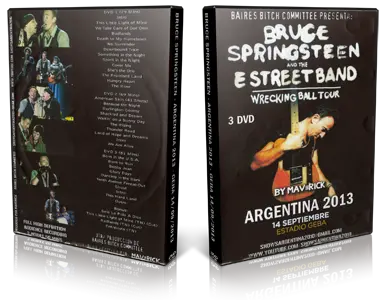 Artwork Cover of Bruce Springsteen 2013-09-14 DVD Buenos Aires Audience
