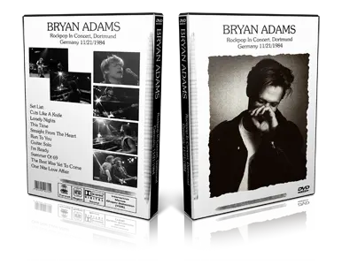 Artwork Cover of Bryan Adams 1984-11-21 DVD Dortmund Proshot