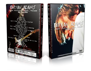 Artwork Cover of Bryan Adams 2000-08-20 DVD Sopot Proshot
