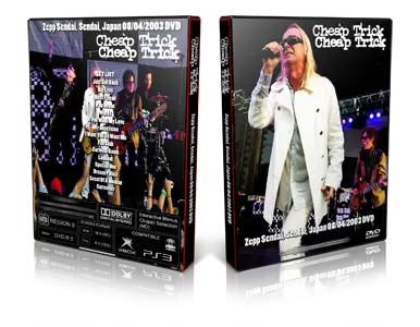 Artwork Cover of Cheap Trick 2003-08-04 DVD Sendai Proshot