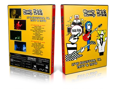 Artwork Cover of Cheap Trick Compilation DVD Houston 1977-1978 Proshot