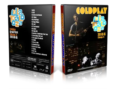 Artwork Cover of Coldplay 2011-08-05 DVD Chicago Proshot