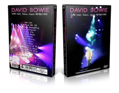 Artwork Cover of David Bowie 1992-02-06 DVD Tokyo Proshot