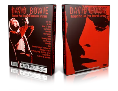 Artwork Cover of David Bowie 1999-11-11 DVD Montreal Proshot