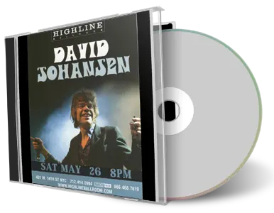 Artwork Cover of David Johansen 2012-05-26 CD New York Audience