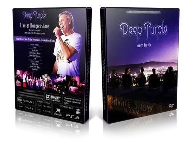 Artwork Cover of Deep Purple 2007-12-18 DVD Zurich Proshot