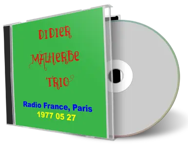 Artwork Cover of Didier Malherbe 1977-05-27 CD Paris Soundboard