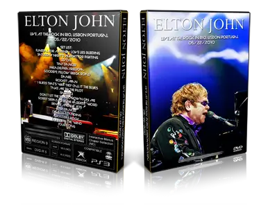 Artwork Cover of Elton John 2010-05-22 DVD Lisbon Proshot