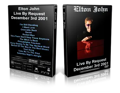 Artwork Cover of Elton John Compilation DVD Live By Request 2001 Proshot