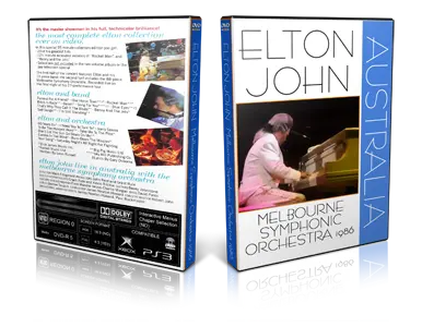 Artwork Cover of Elton John Compilation DVD Melbourne 1986 Proshot
