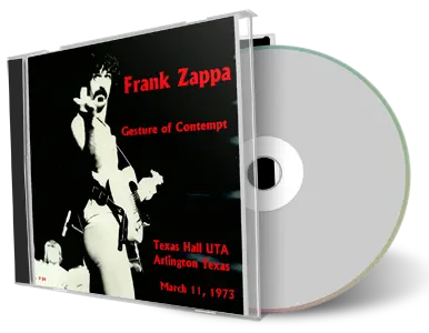Artwork Cover of Frank Zappa 1973-03-11 CD Arlington Audience