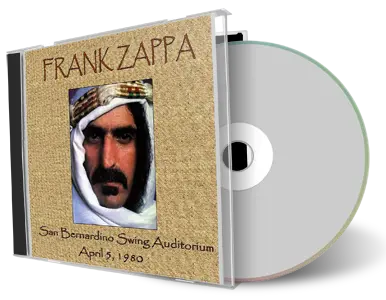 Artwork Cover of Frank Zappa 1980-04-05 CD San Bernardino Audience