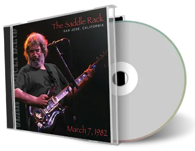 Artwork Cover of Jerry Garcia 1982-03-07 CD San Jose Soundboard