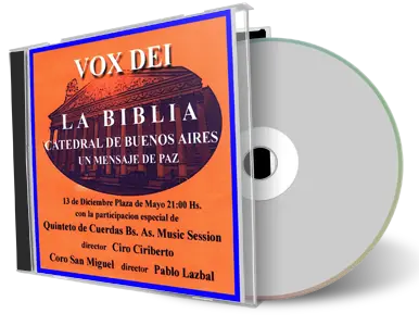 Artwork Cover of Vox Dei 2003-12-13 CD Buenos Aires Soundboard