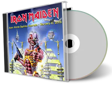 Artwork Cover of Iron Maiden 2008-02-10 CD Sydney Audience
