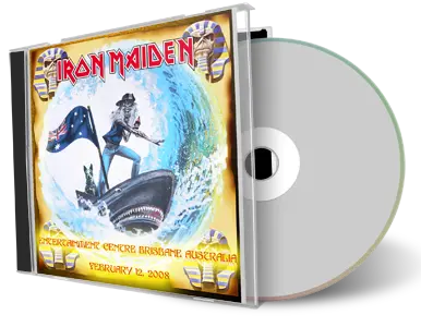 Artwork Cover of Iron Maiden 2008-02-12 CD Brisbane Audience