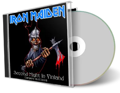 Artwork Cover of Iron Maiden 2008-07-19 CD Tampere Audience