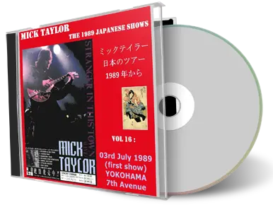 Artwork Cover of Mick Taylor Compilation CD Japan Tour 1989 Vol 16 Audience